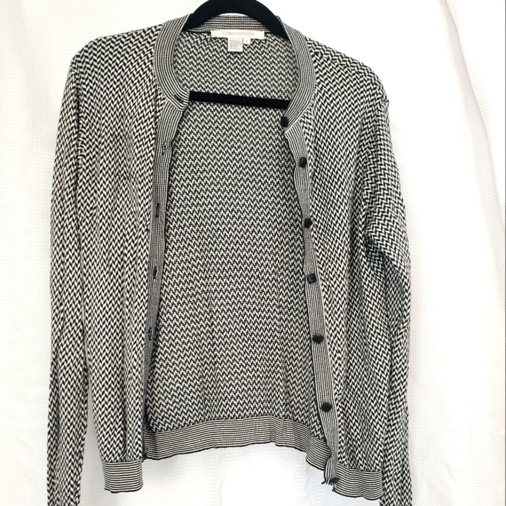 Silk Blend Cardigan - Size Small